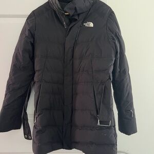 black womans North Face coat